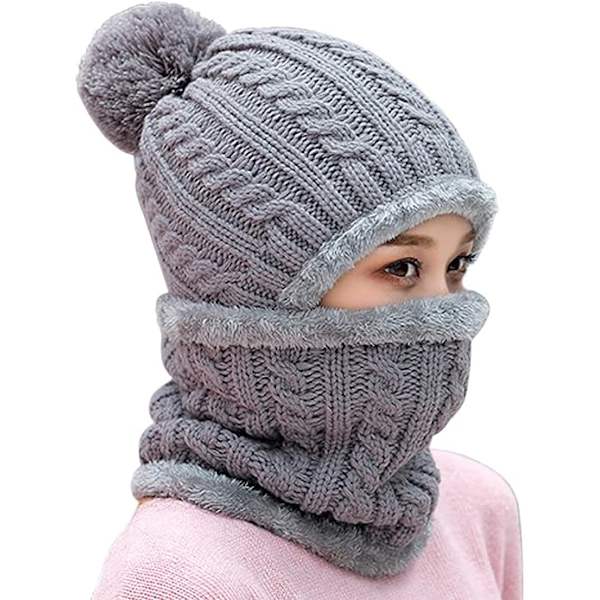 Vintermössa med Fleecefodrad Balaclava Mask