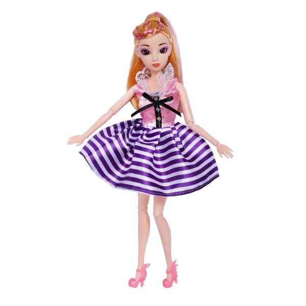 Barbie modekostume, 5 dele, 5 dukketilbehør, til børn