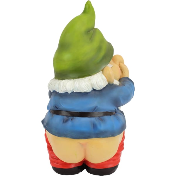 Dewenwils Garden Gnome Statue - Stinky Garden Gnome - Wicked DXGHC