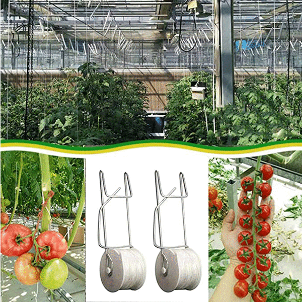 10 stycken tomatrullkrokar Tillbehör för växthusodling