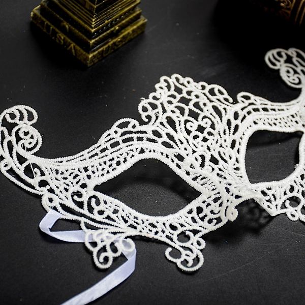 Halloween Masquerade Party Dans Sexig Lady Lace Fox Mask DXGHC