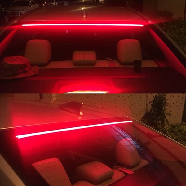 LED Baglygte Flow Light Blinklys Høj Stoplys Højlys Advarselslys