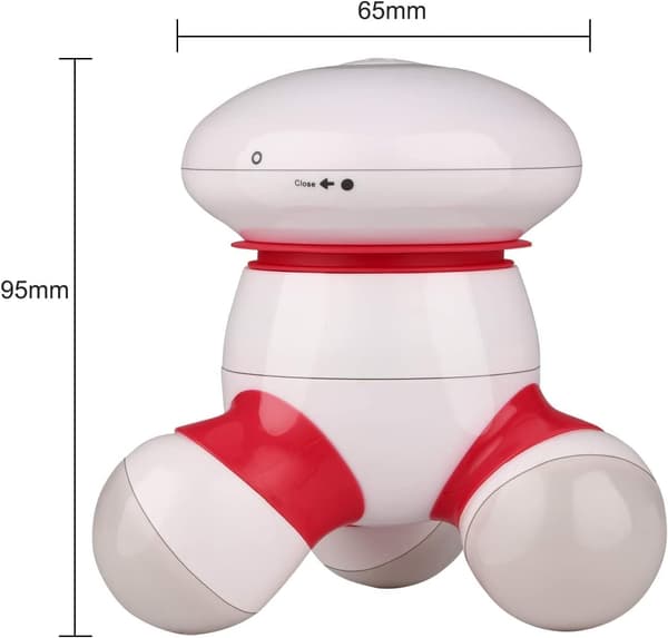 Mini Vibrerande Handhållen Massageapparat med LED-Ljus, Perfekt för Handen