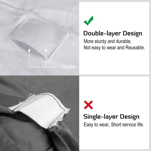 Hvit Elastisk Feststoltrekk Stolhett 1 stk Vaskbar Universal Dini