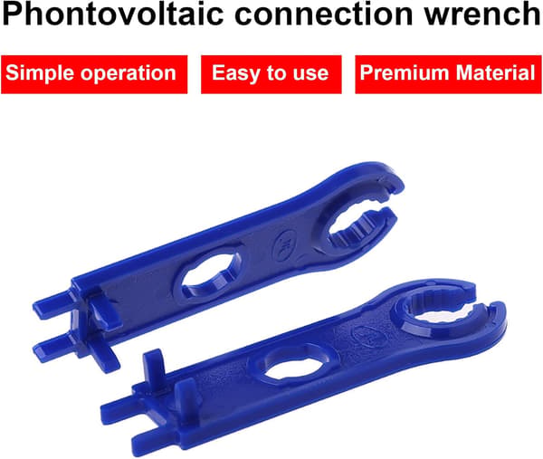Solcelle Open End Skiftenøkler for Solcellepanel Kabel PV Ledningsnett