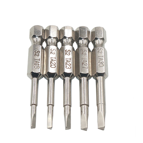 Trekantet Bor 5 stk 50mm 1/4 Magnetisk Hex Skaft Triangulær He