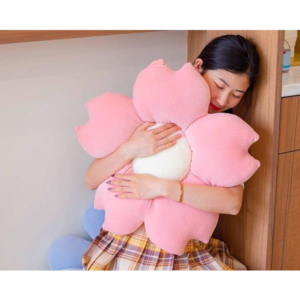 Plush Blomst Børne Gulvpude, Plush Blomst Form Deco DXGHC
