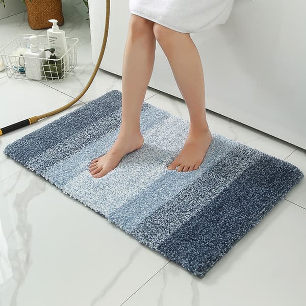 Luksuriøs badeværelses måtte, 50x80cm super blød og absorberende mikrofiber