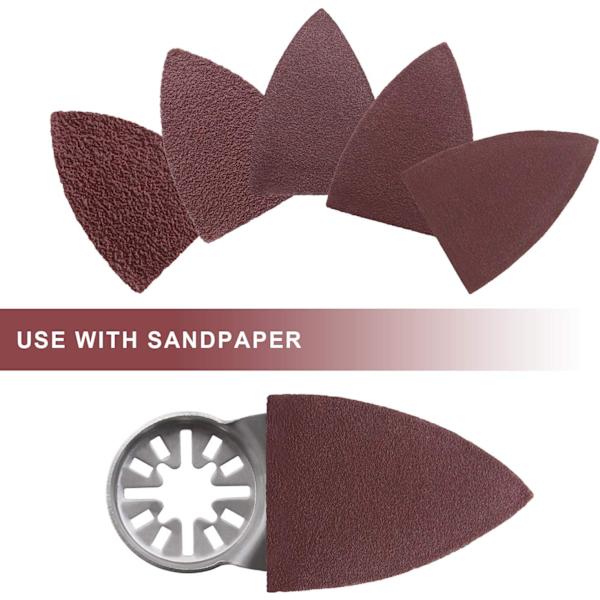 2 st Finger Slip-Sandpapper för Oscillationsverktyg, Ersätter DXGHC