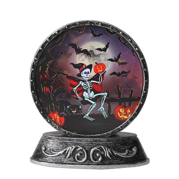 Hohtava Halloween-koriste Luova Retro-käsityö Paristoilla