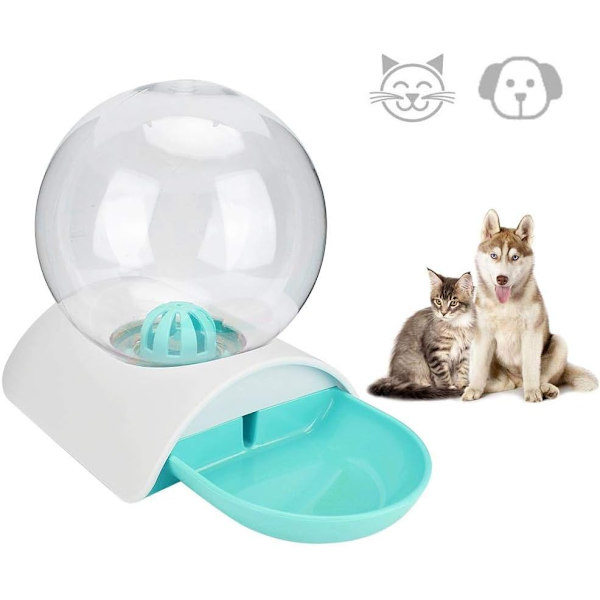Kattfontän, Plastbubbla Husdjursvattenmatningskopp Automatisk Hig
