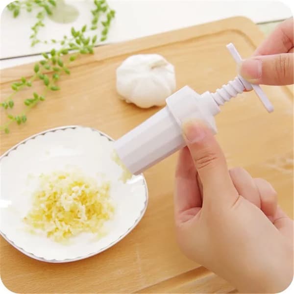 Hushålls Ginger Garlic Manuell Press Twist Cutter Crusher Pla DXGHC