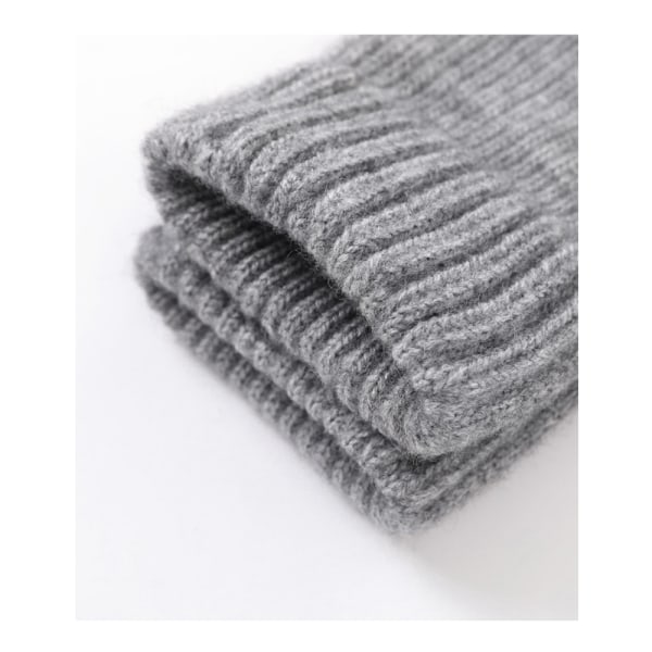 Unisex Vintervarme Strikkhansker, Tykke Fleece Elastiske Mansjetter