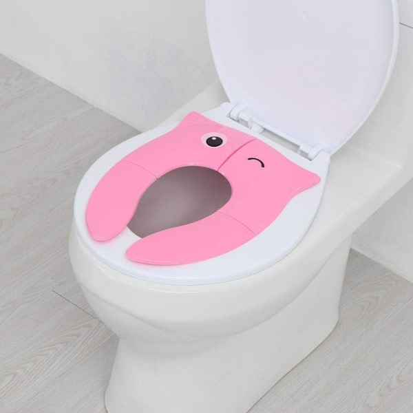 WC-istuimen koulutuskansi, matkustus-WC-istuimen kansi, taittuva