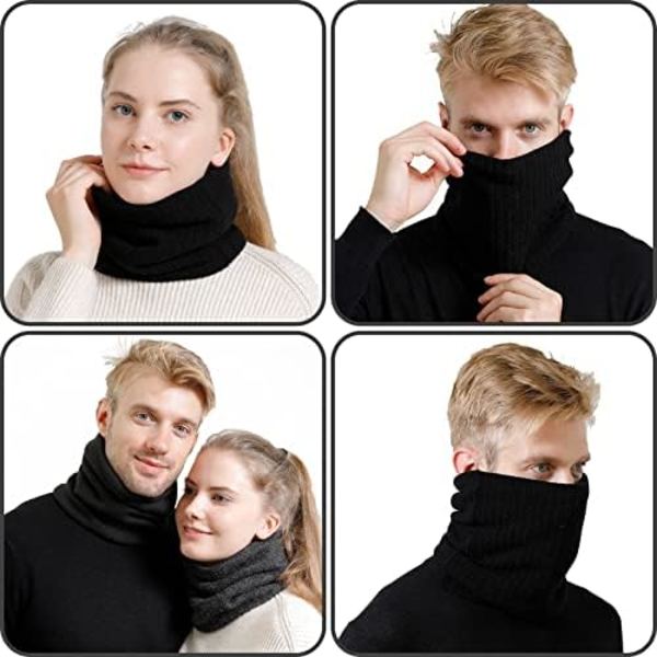 Musta talvihuivit kaula lämmitin gaiter kasvot miehille naisille lämmin Fl
