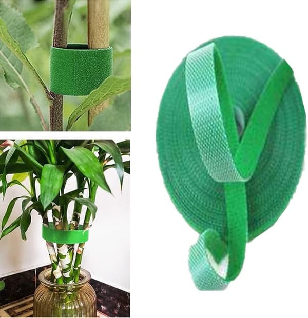 50M Havebindere til Planter Fikser Bånd 12mm Bred Havebindere Nylon