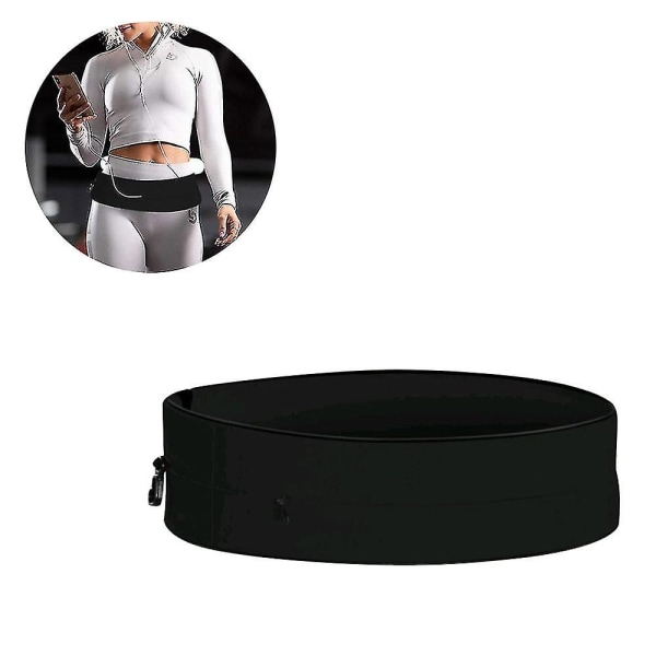 Midja Fanny Pack löparbälte Midjepaket löparpåse bälte(L)