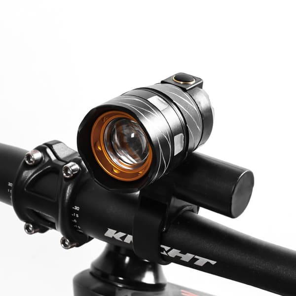 Ny cykel USB-lys med advarselslys forlygte genopladelig