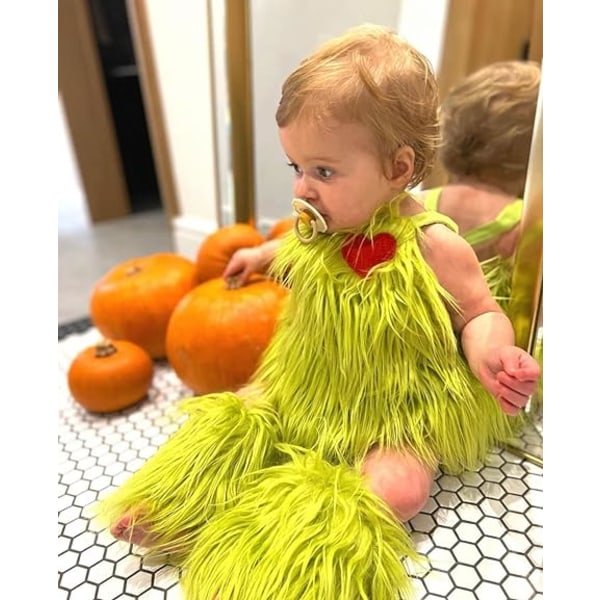 66CM, Juldräkt för Bebispojke/Flicka, Toddler Santadräkt, Söt Sa