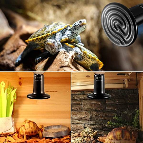 E27 150W Dyrevarmer Emitter Infrarød Keramisk Varmepære, R