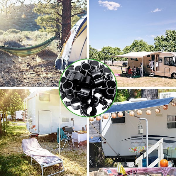 Camping Markis Krokar 20 Stycken Husvagnsmarkis Krok Markis Krok för