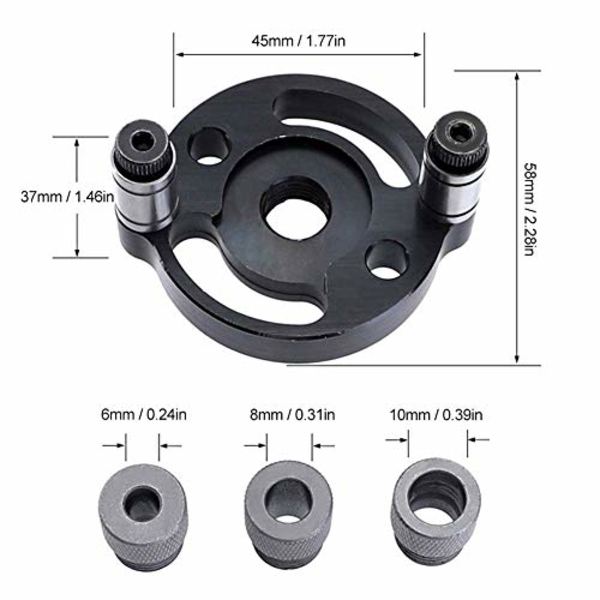 Stud Bor Guide, Aluminium Legering 3 Hulls Puncher Positionering J DXGHC
