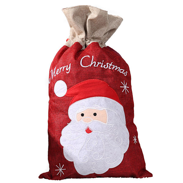 2 Julepynt Burlap Gaveposer Kreative Æbleposer A