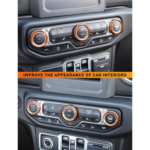 Airconditionering Kontrolpanel Knapper Trim Kit og Lysstyring Skift