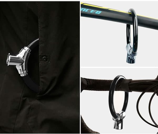 Cykelkæde Lås Universal Mini Bærbar Cykel Lås Kæde Lås Kabel