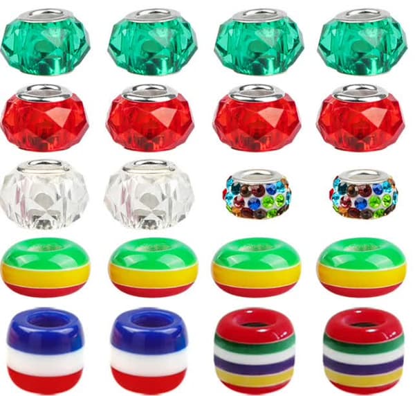 65 stk. Julegave til børn DIY armbåndssæt