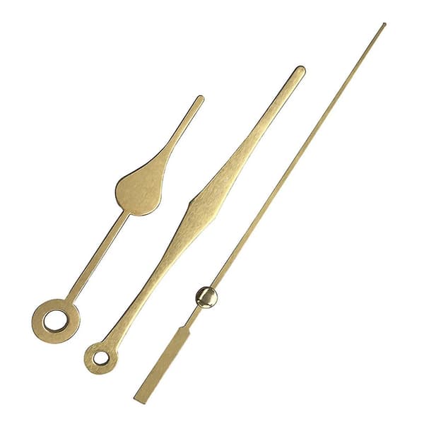Quartz DIY Väggklocka Urverk Mekanism Kit Med 3 Guldvisare DXGHC