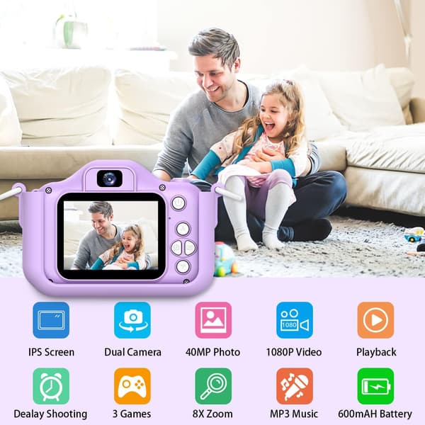 Barnekamera, Digitale Kameraer som Gaver til Jenter 6+, Digit DXGHC