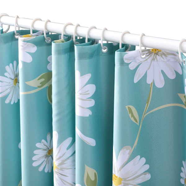 Dusjforheng 240x200, tekstil baderomforheng i polyester
