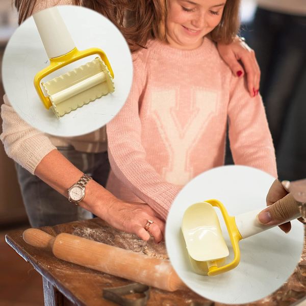 3 stk DIY Krumkake Deig Kutter Skive Dumpling Kake Kutt