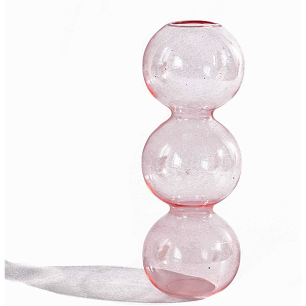 Hydroponisk Blomvas, Tre Klot 16,5 cm Hög Transparent Växt G