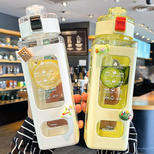 Lasten vesipullot oljella: 24oz söpö Kawaii vesipullo