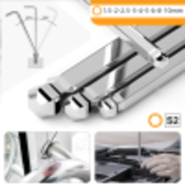 Torx-avaimet, 9 osan sarja -B