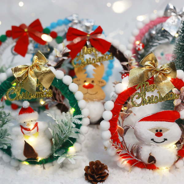 4 DIY julekreative anheng med lys, girlandere, hjemmeseier