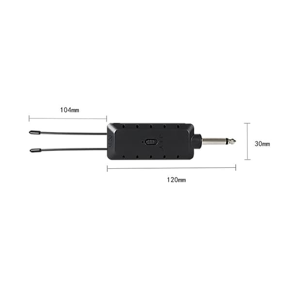 2 stycken trådlösa mikrofoner, Universal trådlös VHF-mikrofon w