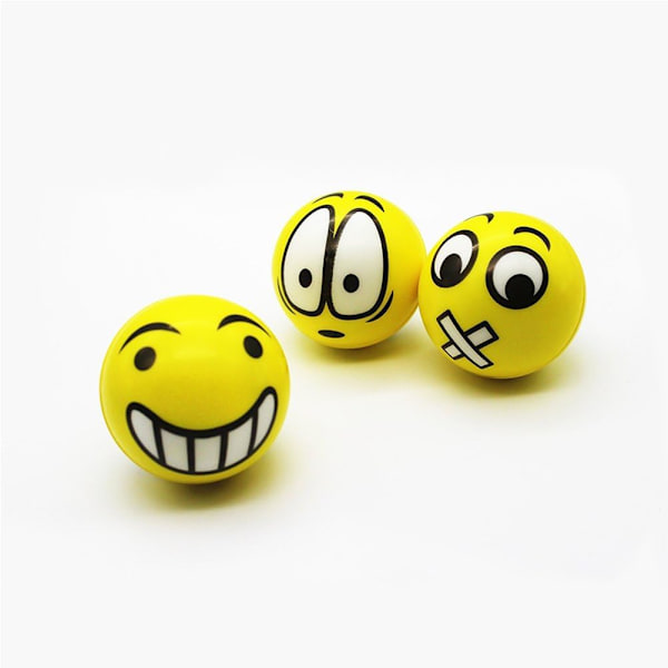Stressbold Crushbold Antistressbold Sjove Ansigter Softball Emoji