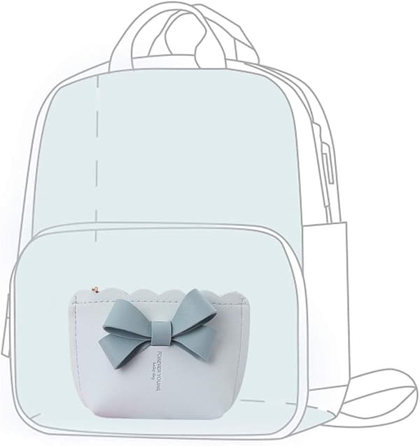 PU-lærveske 1 stk Mini Liten Sløyfe Design Kvinners Lær