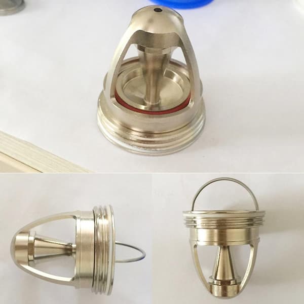 Avloppssilen i mässing med anti-blockering (silikonring) Anti-återflöde