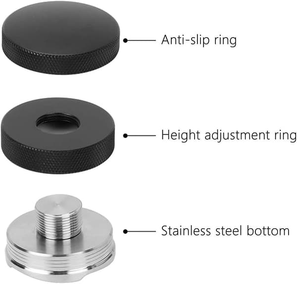 58 mm Rustfri Espresso-/Kaffetamper Kalibreret Tryk Tamper Bo