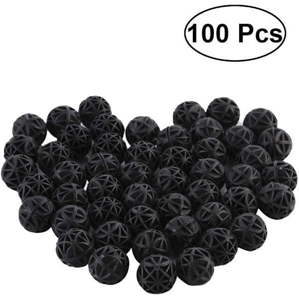 100 stykker akvariumfilter biokuler for filtrering ren biokule