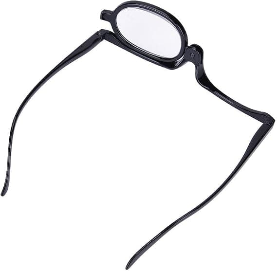 Forstørrelsesglas til makeup øjne, enkelt linse makeup briller splintfri bærbare lette +2.00