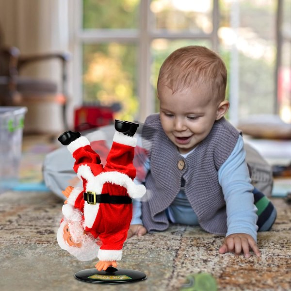 Dansande Tomte, Omvänd Rotations Tomtedocka Jul Leksaker
