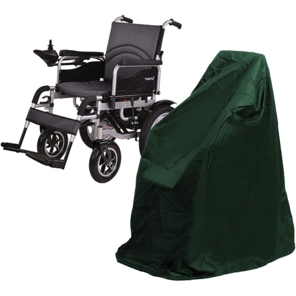 Pyörätuolin cover vihreä 115x75x130cm,vedenpitävä pyörätuolin kansi DXGHC