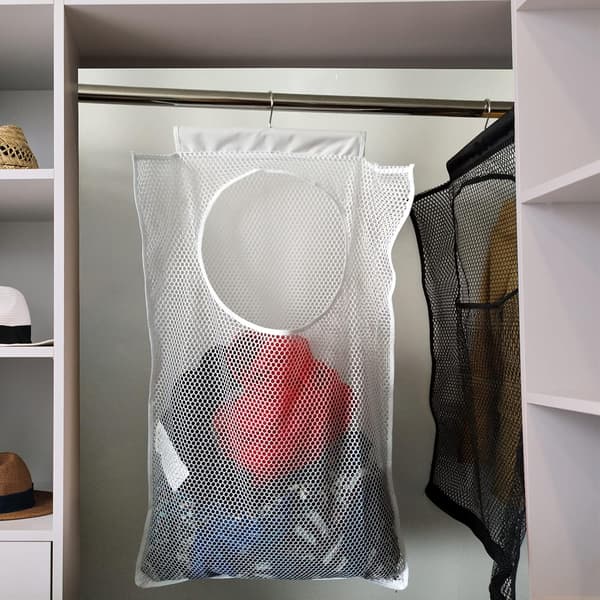 Hängande Nät Tvättkorg (30in*20in*2in) Stor Smutstvätt B
