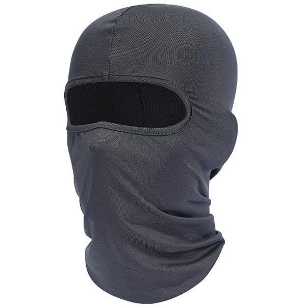 (Mörkgrå) Balaclava Skidmask, UV-skydd, Halsduk för Moto DXGHC