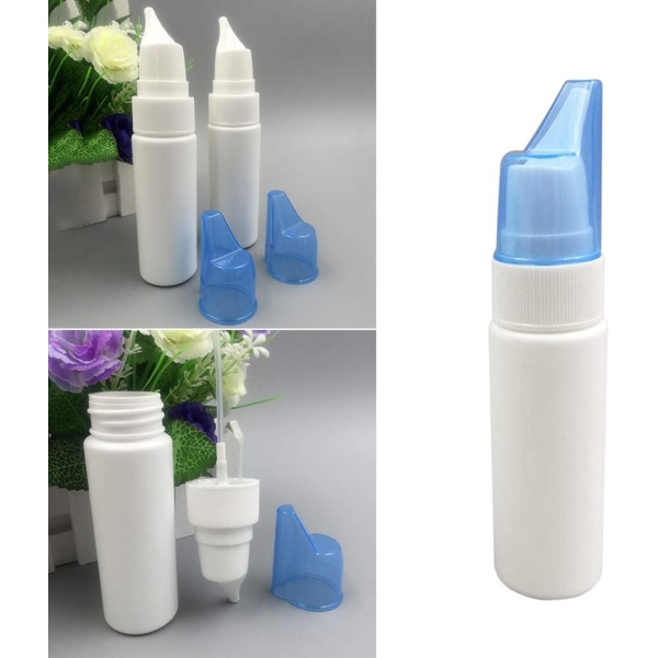 (70 ml) Nesesprayflasker 5 stk Tomme Plast Nesesprayflasker